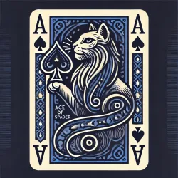 Cat Ace of Spades