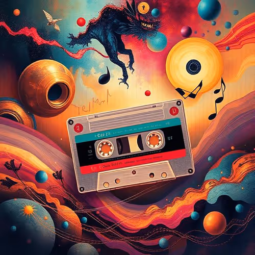 Audio casette art
