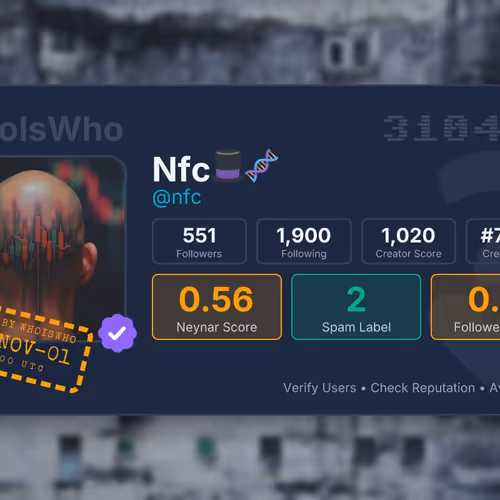 WhoIsWho Profile - @nfc