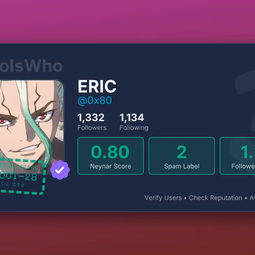 WhoIsWho Profile - @0x80
