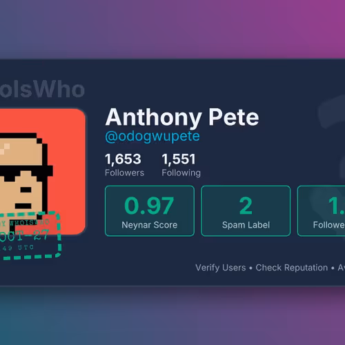 WhoIsWho Profile - @odogwupete