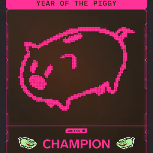 Year Of The Piggy Champion