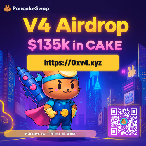 ↪️ https://0xv4.xyz - $CAKE Distribution ✔️