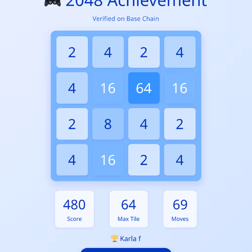 2048 Achievement #1