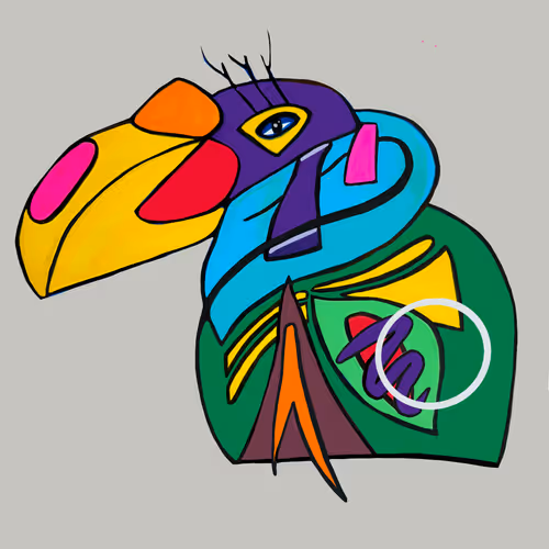 Extinct megacolor toucan
