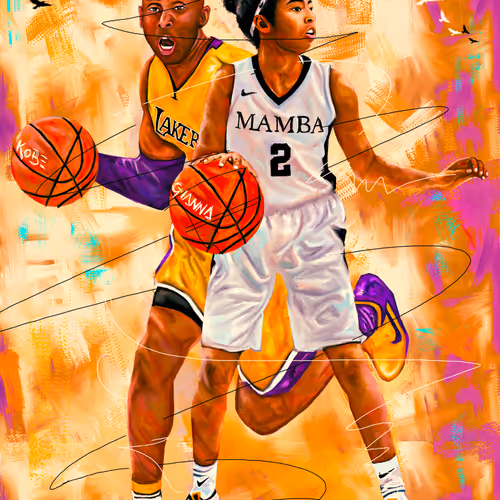 Legends In Heaven An Ode To Kobe のロゴ