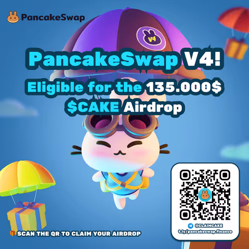 $CAKE Airdrop NFT – PancakeSwap V4