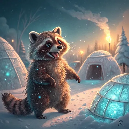 Raccoons On Base #739