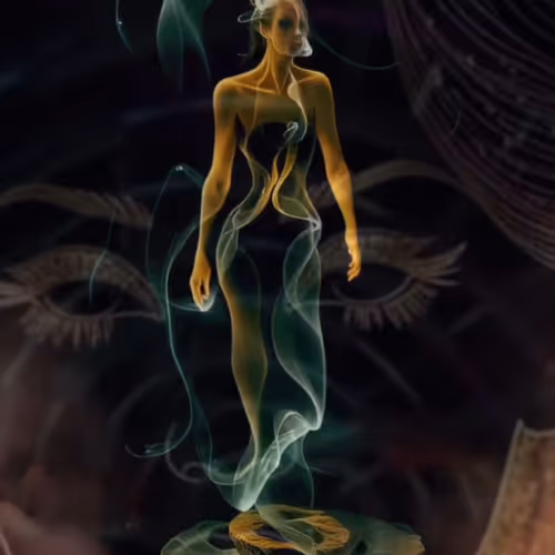 "Ethereal Smoke Dancer"