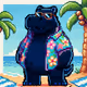 Tropical Hippo Haven #1627