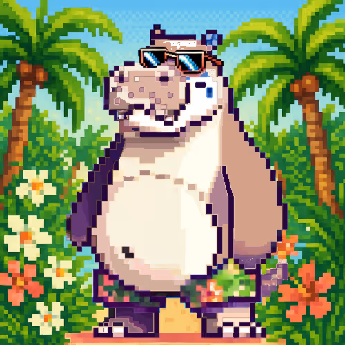 Tropical Hippo Haven #163