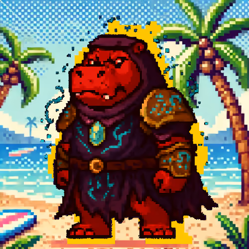 Tropical Hippo Haven #477
