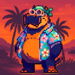 Tropical Hippo Haven #354