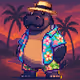 Tropical Hippo Haven #259