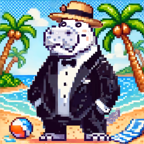 Tropical Hippo Haven #1630