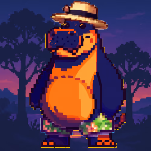 Tropical Hippo Haven #690