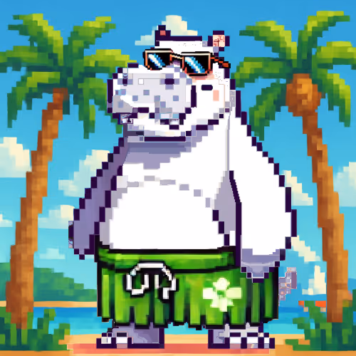 Tropical Hippo Haven #202