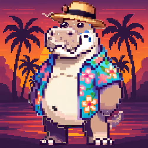 Tropical Hippo Haven #1083
