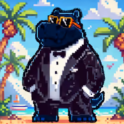 Tropical Hippo Haven #344