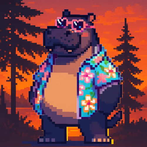 Tropical Hippo Haven #1071