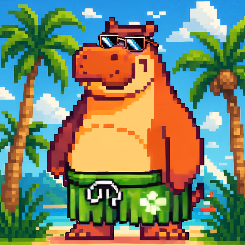 Tropical Hippo Haven #686