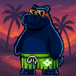 Tropical Hippo Haven #617