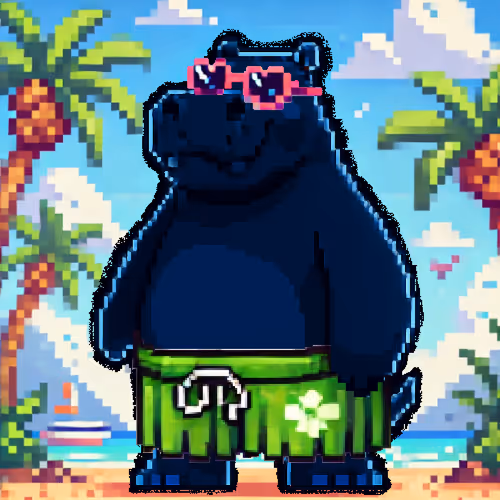 Tropical Hippo Haven #287