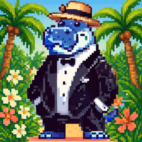Tropical Hippo Haven #895