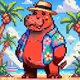 Tropical Hippo Haven #731