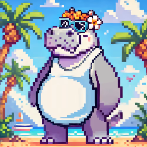 Tropical Hippo Haven #370