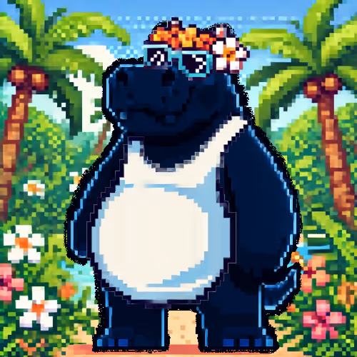 Tropical Hippo Haven #419