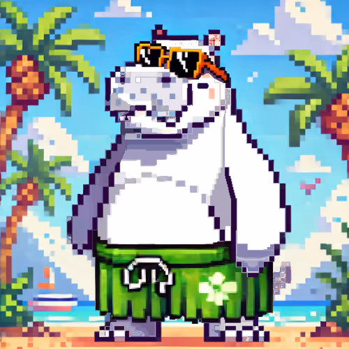 Tropical Hippo Haven #688