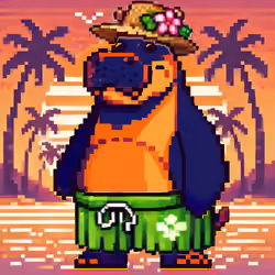 Tropical Hippo Haven #643