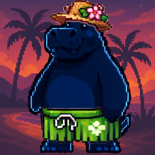 Tropical Hippo Haven #226