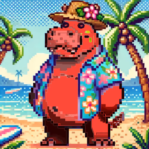 Tropical Hippo Haven #928