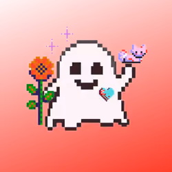 ghost with cat #38