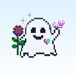 ghost with cat #58