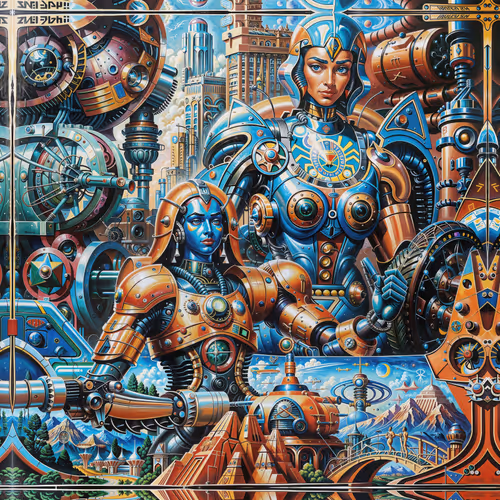 Retrofuturism Mythologies