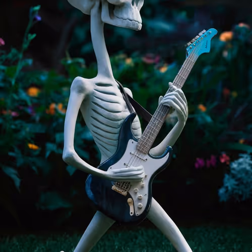 Abstract Skull figure.