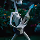Abstract Skull figure.