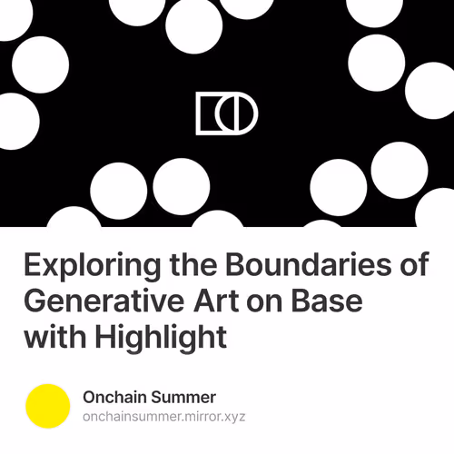 Exploring The Boundaries Of Generative Art On Base