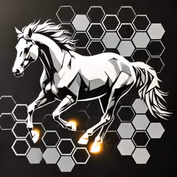 Horse with Hexagonal Hooves