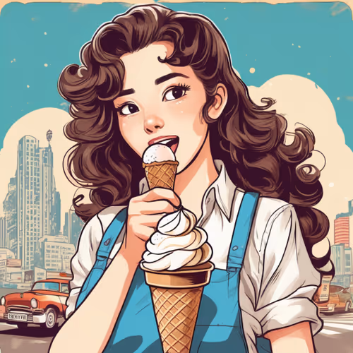 Ice Cream Girl 1