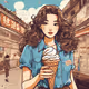 Ice cream girl