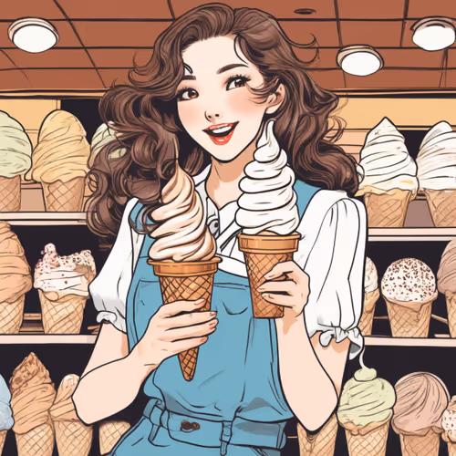 Ice Cream Girl 1