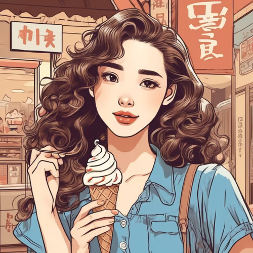 Ice Cream Girl 1