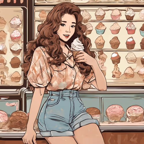 Ice Cream Girl 1