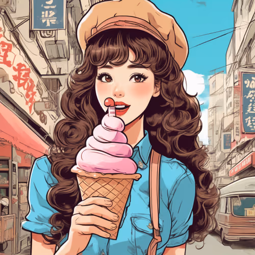 Ice Cream Girl 1