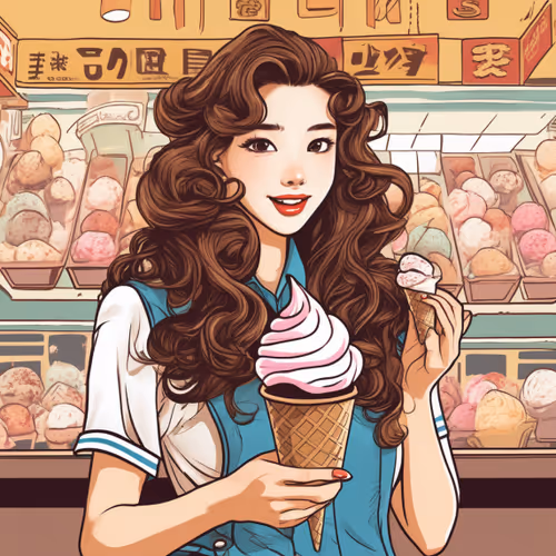 Ice Cream Girl 1