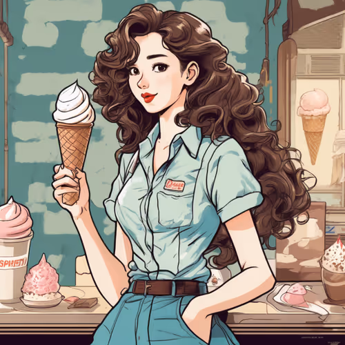 Ice Cream Girl 1